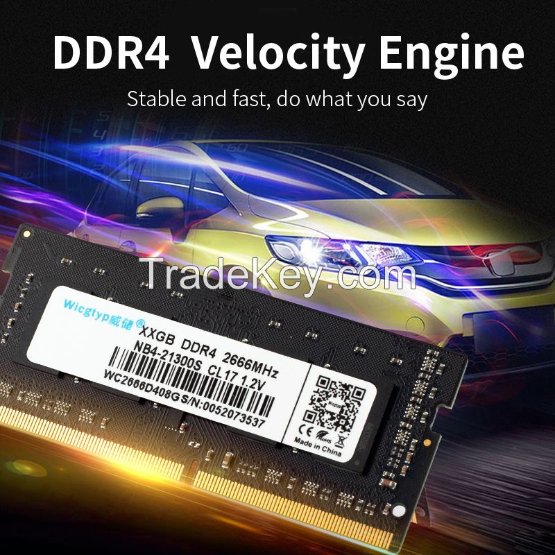 Wicgtyp High Quality Computer laptop Memory sodimm dimm DDR4 ram 4gb 8gb16gb  1600 2400 2666 Mhz for Desktop laptop