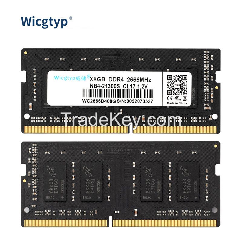 Wicgtyp High Quality Computer laptop Memory sodimm dimm DDR4 ram 4gb 8gb16gb  1600 2400 2666 Mhz for Desktop laptop