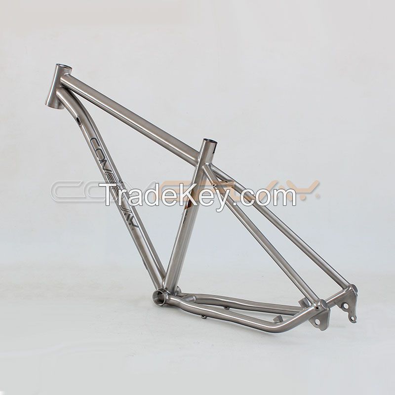 Titanium Thru Axle MTB Bike Frame