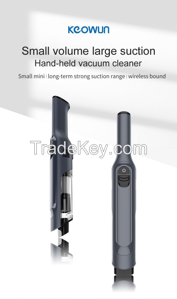 Mini Portable Strong Suction Handheld Vacuum Cleaner Keowun AM10 Rechargeable Powerful Lightweight Washable Car Vac for Pet Hair and Home