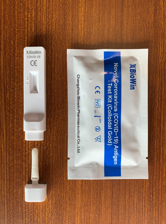 COVID-19 One Step Antigen rapid test kit (Colloidal Gold) for saliva-USB type