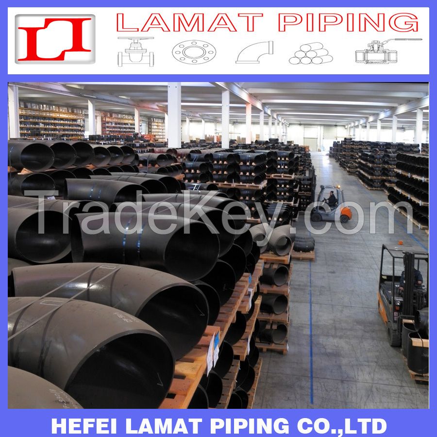 ANSI B16.9 ASTM A234 WPB Butt Weld Pipe Fittings