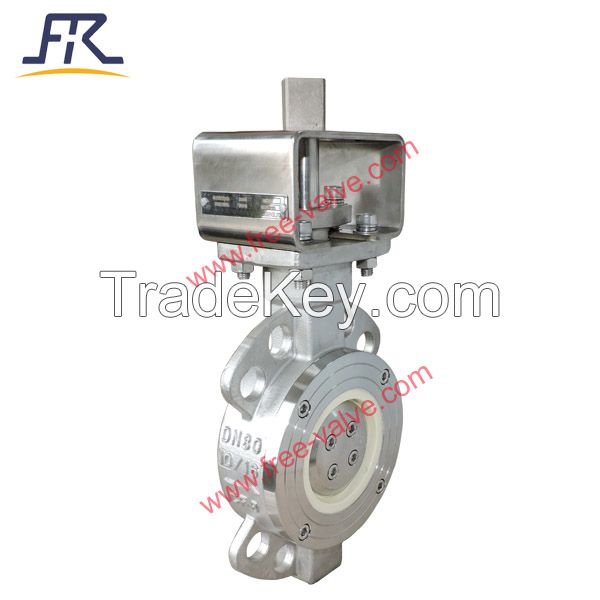 Stainless Steel Ceramic Lined Butterfly Valve