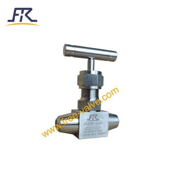 Weld End High Pressure High Temperature Needle Valve J61Y PN225 forged steel body SS304
