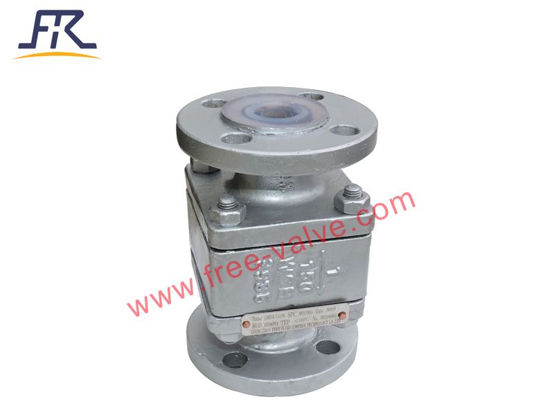 Check Valve with PTFE floating ball for chemical industry