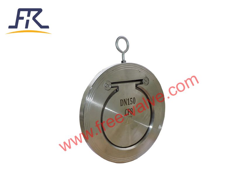 single disc wafer swing check valve