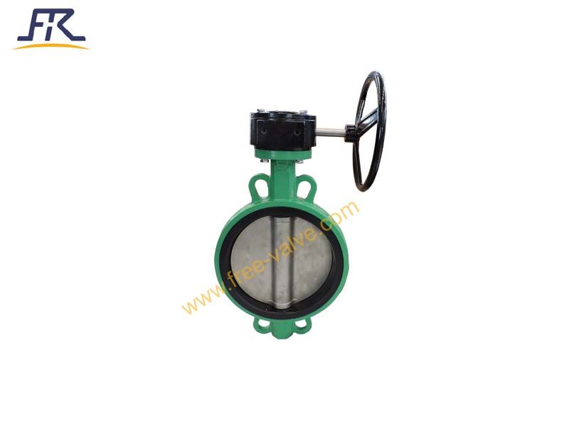 Wafer Lug type carbon steel  Rubber Line Butterfly Valves