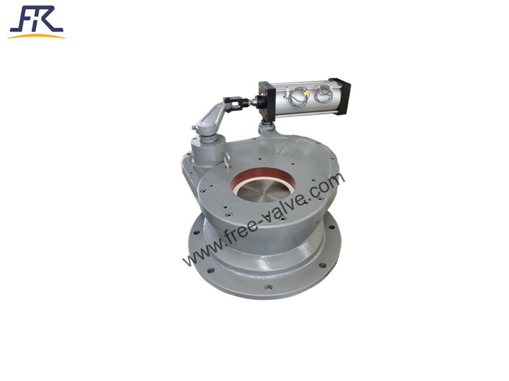 DN200 Pneumatic Swing Ceramic disc Feeding Valve for Replacing dome valve on fly ash tank