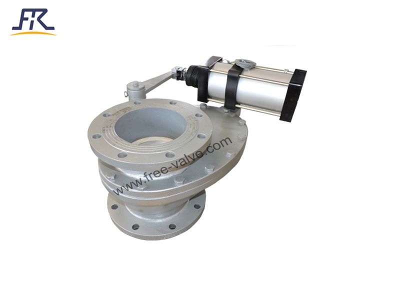 Pneumatic Swing Ceramic disc Feeding Valve for Replacing dome valve at coal power plants