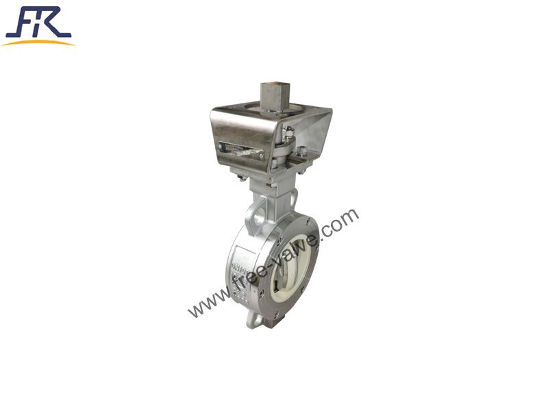 DN100 PN16 Ceramic Lined Butterfly Valve