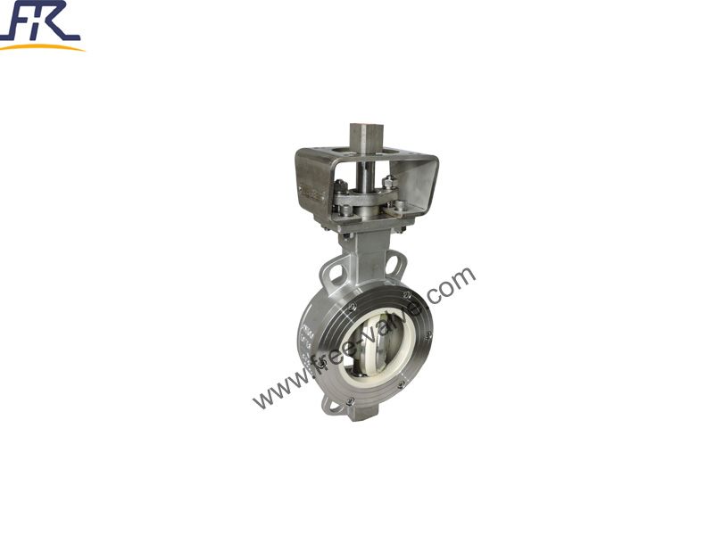 DN100 PN16 Ceramic Lined Butterfly Valve 
