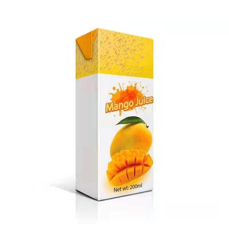 aseptic carton package for juice and milk