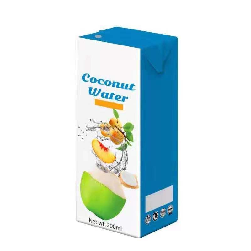 aseptic carton package for juice and milk