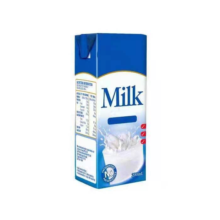 aseptic carton package for juice and milk