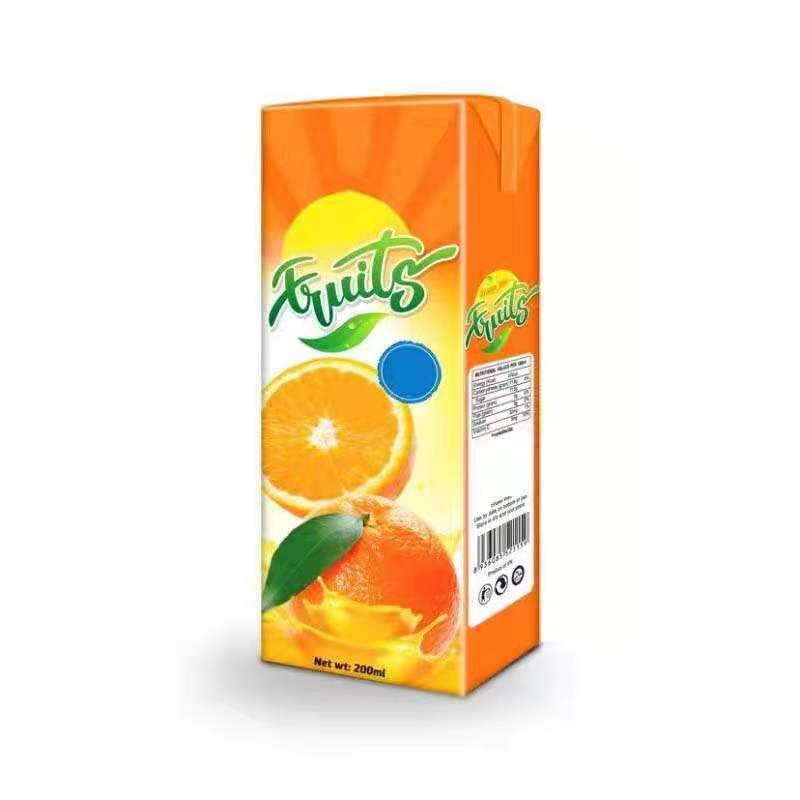 aseptic carton package for juice and milk
