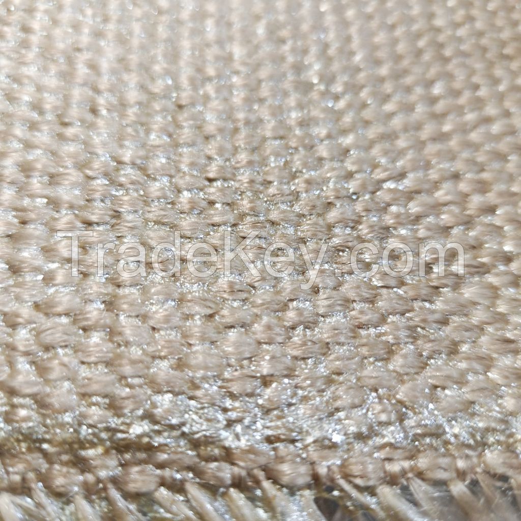 Heat Insulation Fabric for 800â„ƒ Vermiculite Coated Heat Cleaned Fiberglass Cloth Filament/Textured Fiberglass Fabric, Silica glass cloth