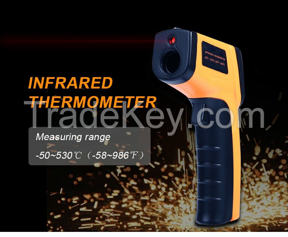 Industry Use Digital Handheld OEM Laser Infrared Thermometer Temperaturegun