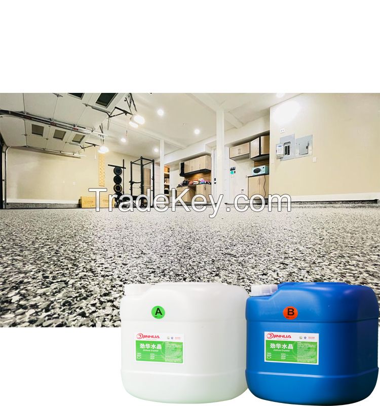 Crystal epoxy resin AB glue for flooring 