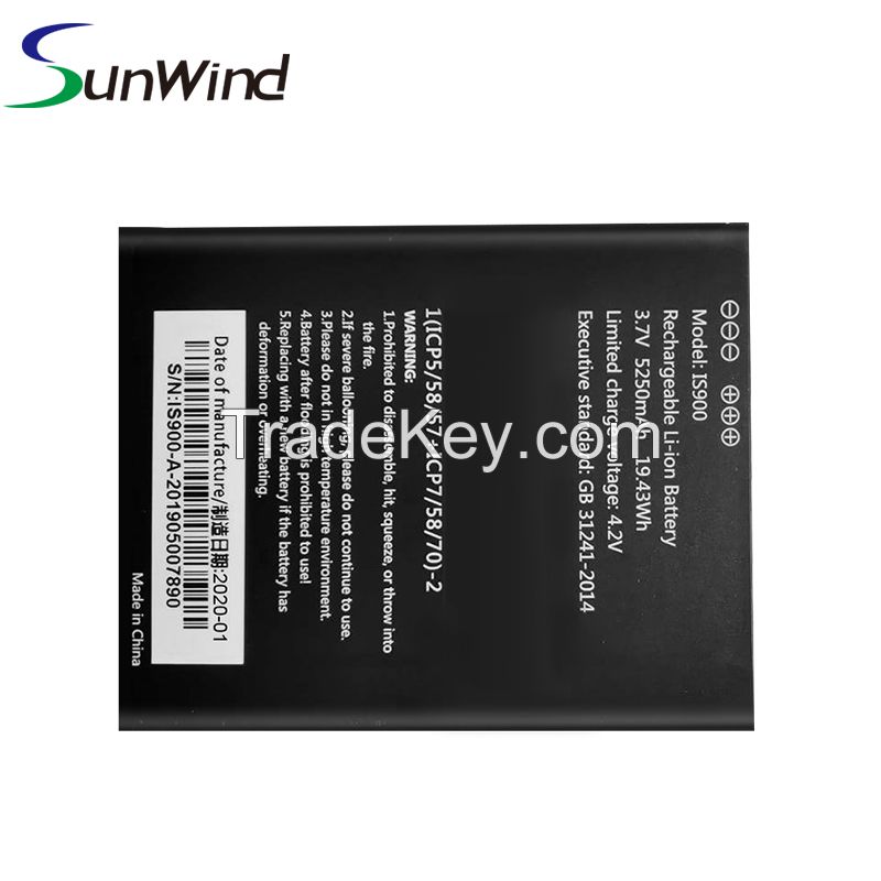 Factory price replacement pos terminal battery for pax A920 IS900 battery