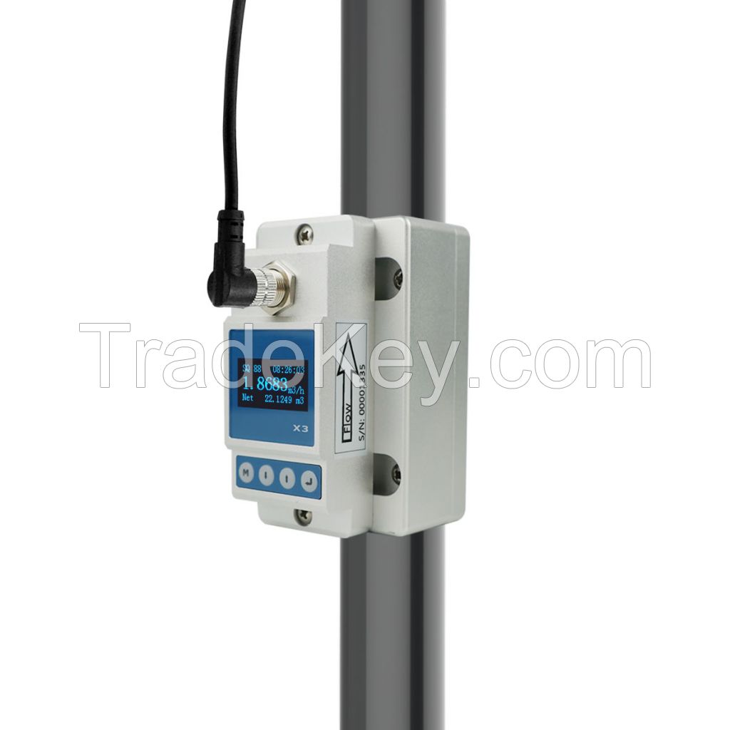 small flowrate clamp-on ultrasonic flow meter
