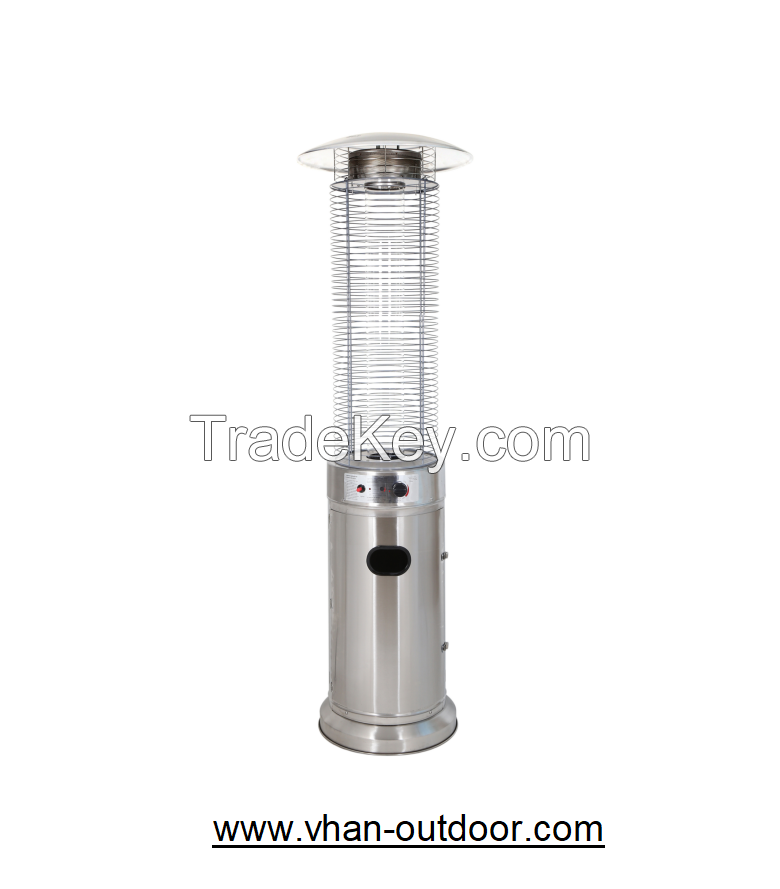Professional Gas Quartz Glass Tube Flame Outdoor Patio Gas Heater