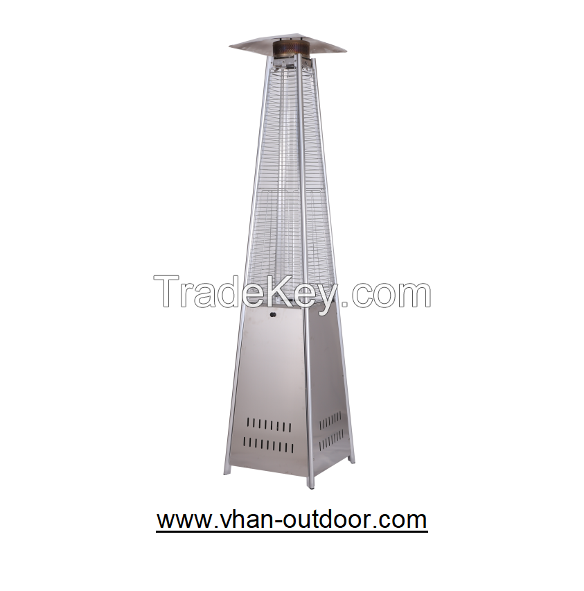 Stainless Steel Pyramid Outdoor Gas Patio Heater Gas