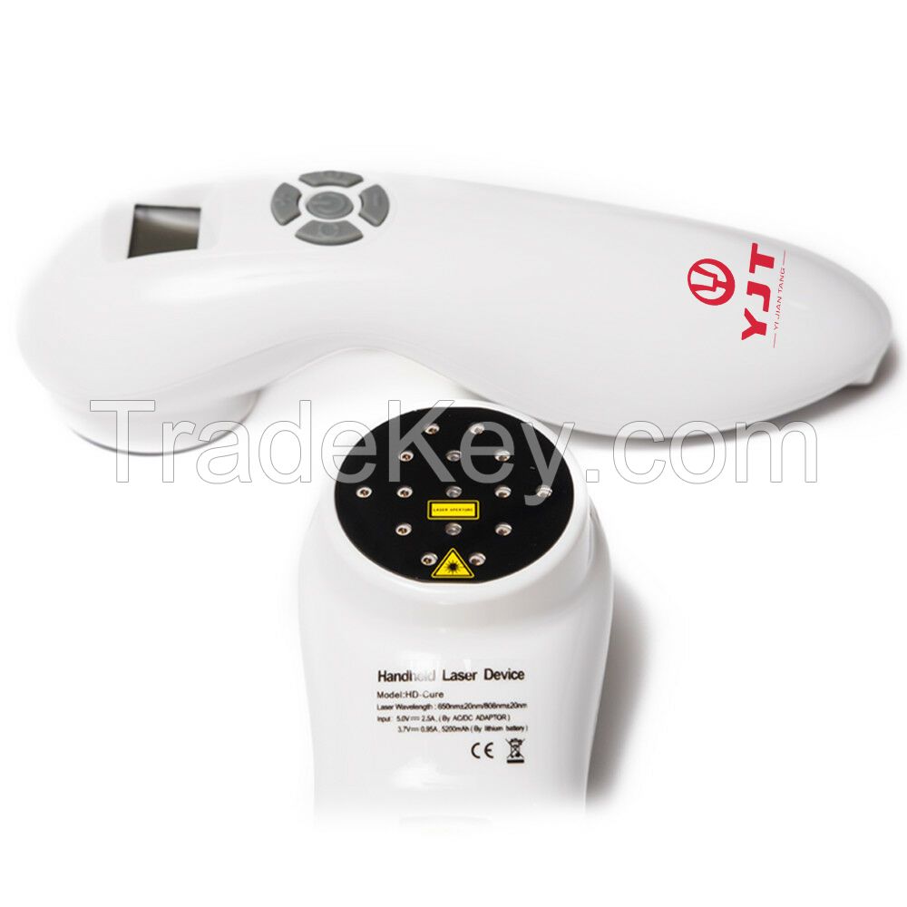 600mW Physiotherapy laser therapy pain relief with 808nm and 650nm laser