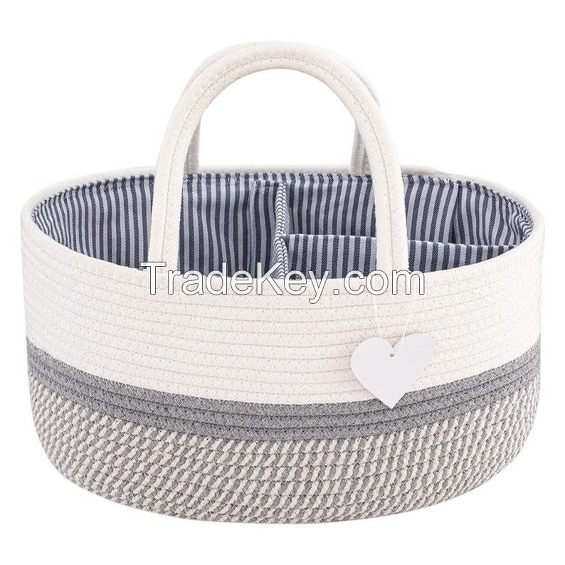 cotton rope baby changing basket manufacture from Hebei AAA-Long Tech