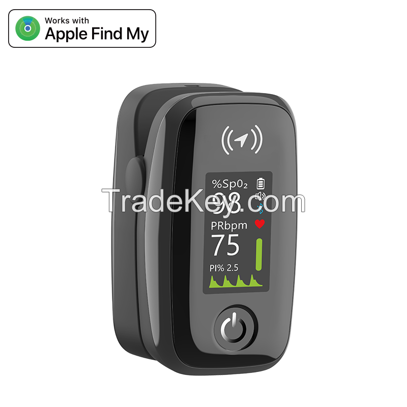 never-lose ESPOO finger clip pulse oximetry with App find me