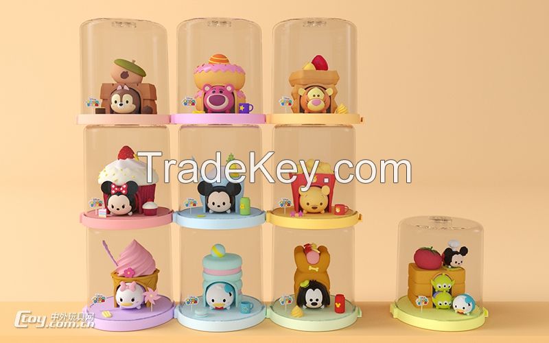Disney Tsum Tsum mini doll blind box "Dessert House" series.