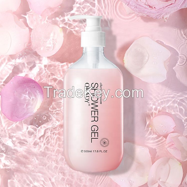 Wholesale Organic Body Wash Natural Shower Gel Manufacturer Oem Korean Fragrance Moisturizing Bath Shower Gel