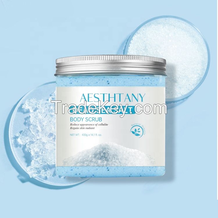 Wholesale Deep Cleanser Hydrating Organic Dead Sea Salt Scrub Face Body Scrub for Women