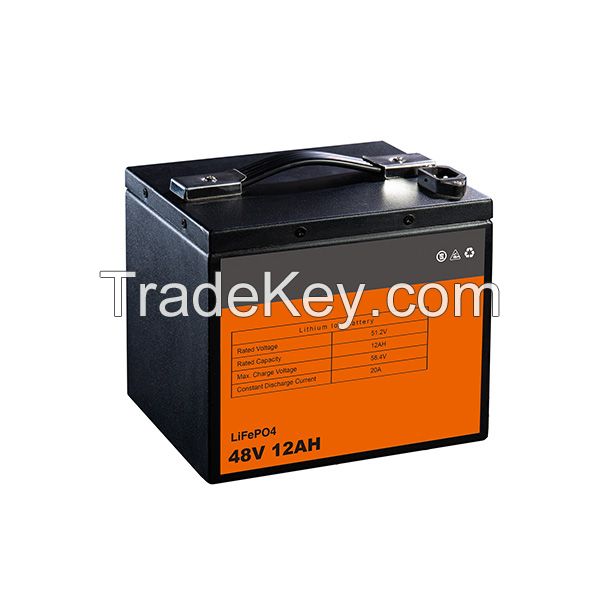 Long life deep cycle lifepo4 battery pack manufacturers 48v 12ah 30ah lithium ion battery