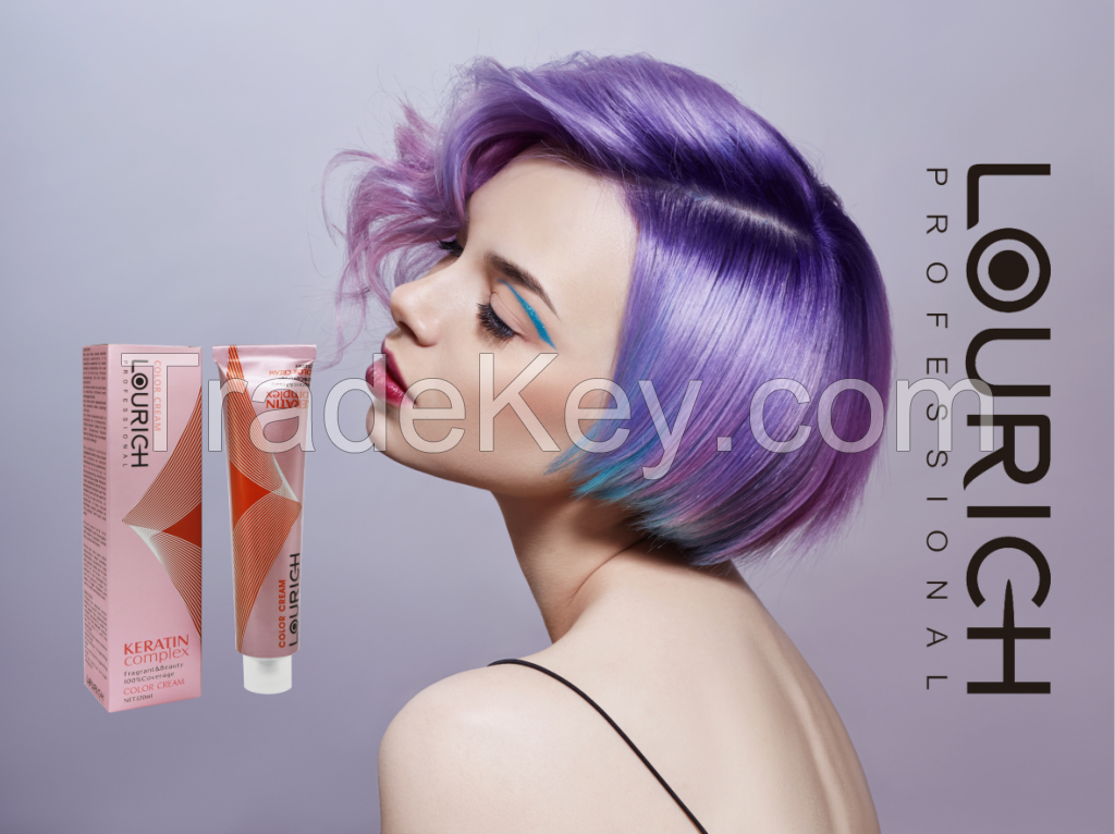 LOURICH Full Coverage for Natural Hair Color Ultra-nourishing Cream Formula Hair Color Cream