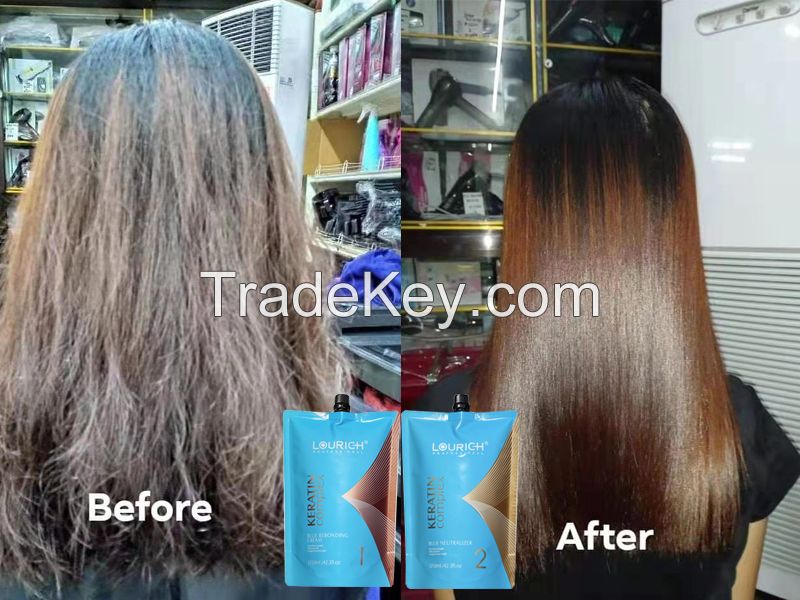 LOURICH hair relaxer cream hair straightening biochemical hair rebonding cream for salon