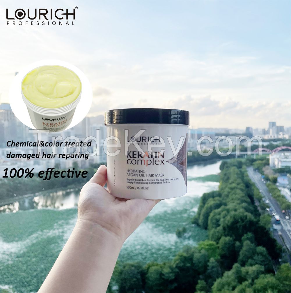 LOURICH Hair Cold Treatment 100% Natural Repair Mask Deep Conditioning Hair Mask