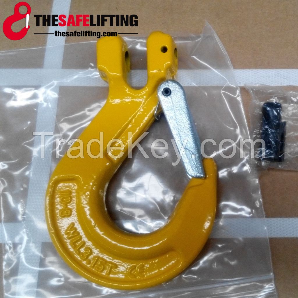 G80 Clevis/Eye Sling Hook With Cast Latch