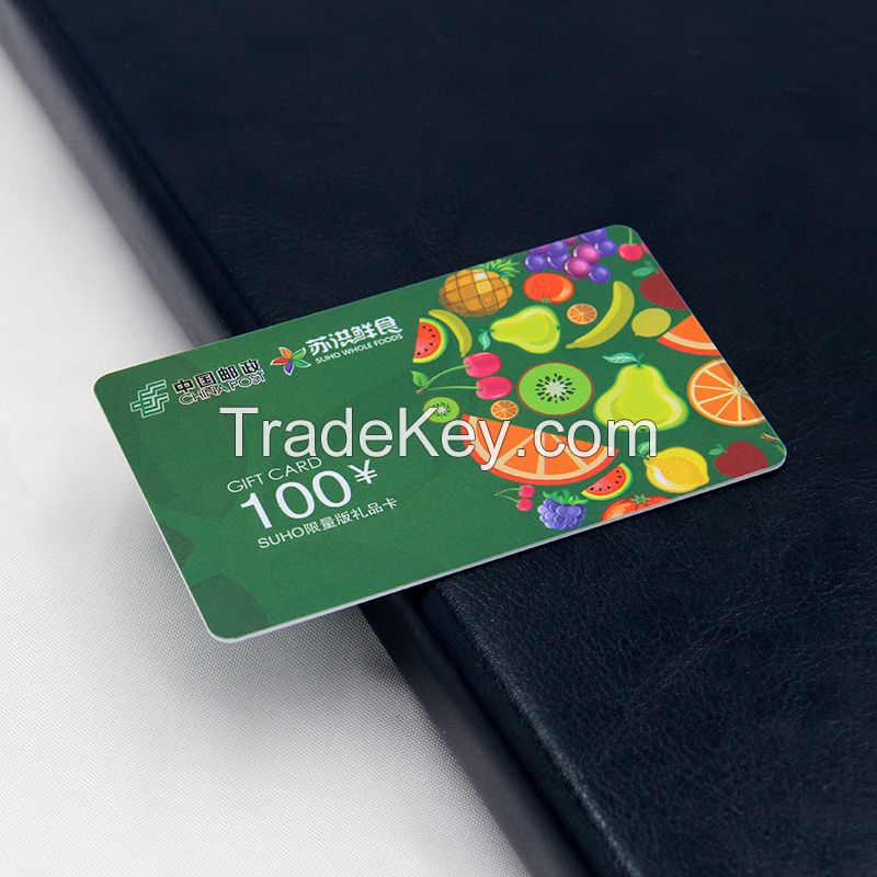 gift card characteristic Non-contact smart card sensitive Good encryption performance, high temperature resistance