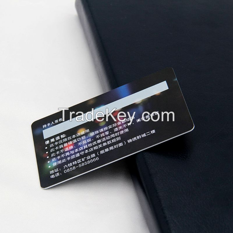 KTV membership card characteristic Non-contact smart card sensitive Good encryption performance, high temperature resistance