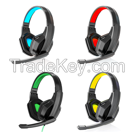 Factory Hot selling Computer Headphones Foldable Design Gaming Headset