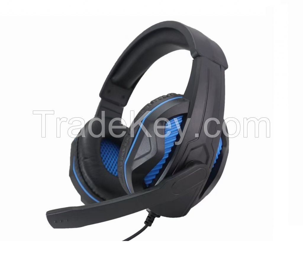 Wired Gaming Headset Headphones With Mic for PC Computer PS4