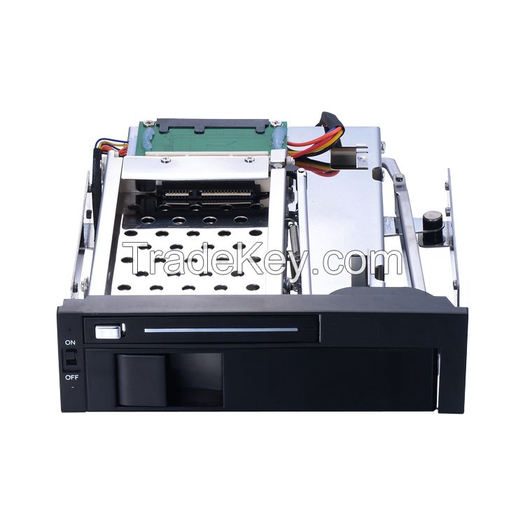 ST7221 2.5+3.5in Multi-Function Optibay SATA Tray-less Hdd Mobile Rack 