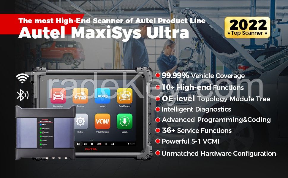 Original Autel Maxisys Ultra Intelligent Automotive Full Systems Diagnostics Tool With MaxiFlash VCMI