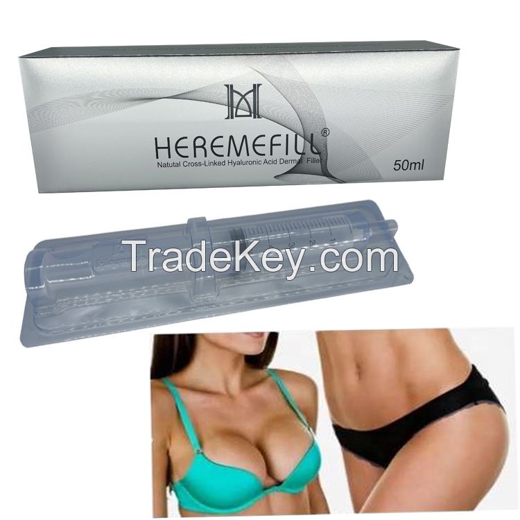 Top Selling 50ml Breast Dermal Filler Enlargement Ha Acido Hyaluronico Buttock