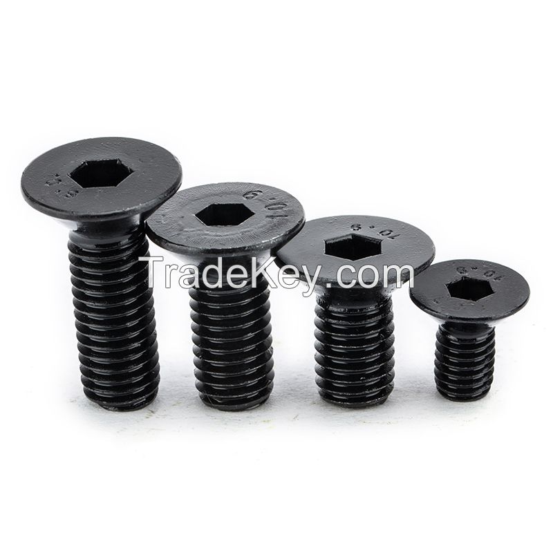 DIN7991 Class 8.8 and 10.9 and 12.9 Hexagon Socket Countersunk Head Cap Screws
