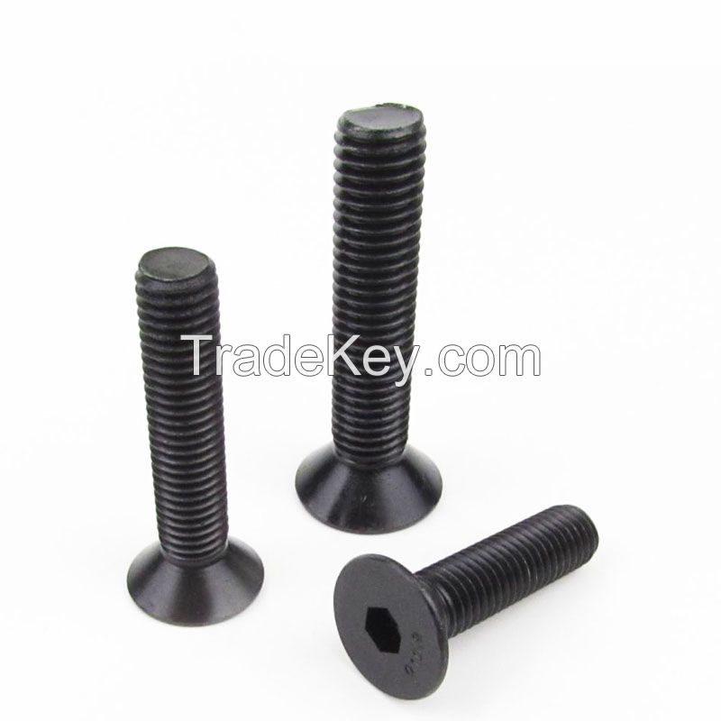 DIN7991 Class 8.8 and 10.9 and 12.9 Hexagon Socket Countersunk Head Cap Screws