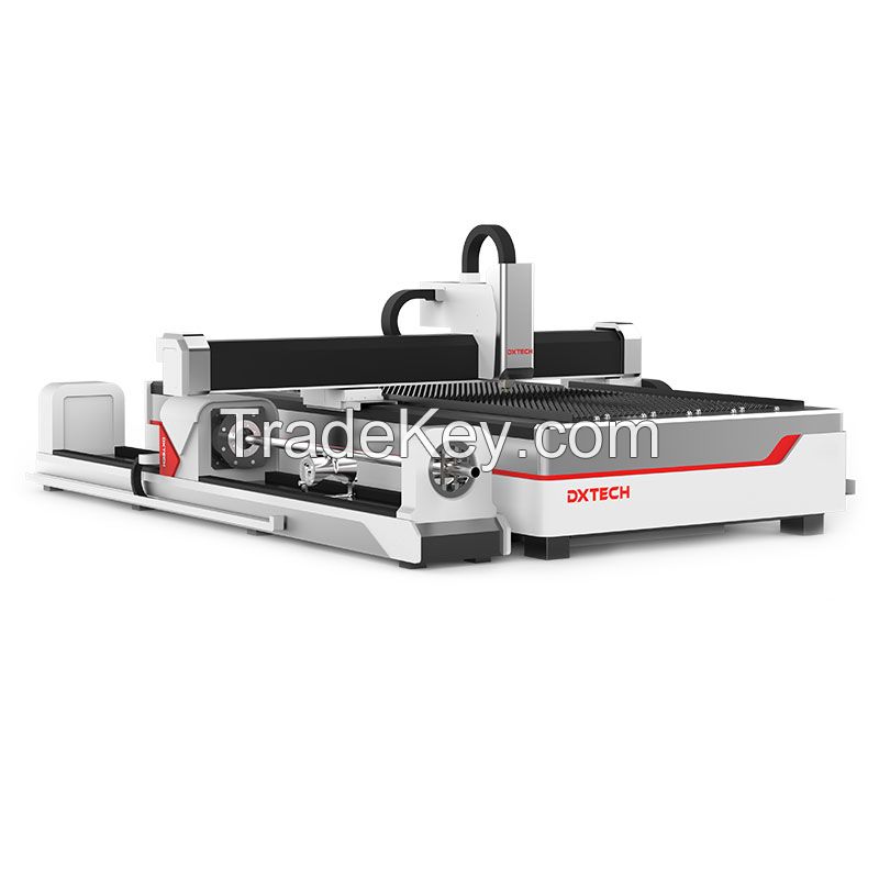 Dual-use Metal Sheet Pipe Tube Laser Cutting Machine