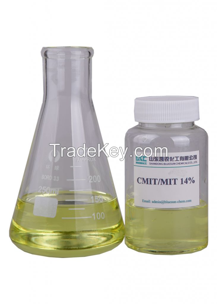 BS9140  Water Treatment Biocide Chemicals Cmit Mit 14% Factory Price From China With Top Quality