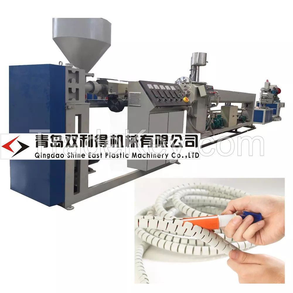 Shine East cable tidy manager sleeve production line making machine