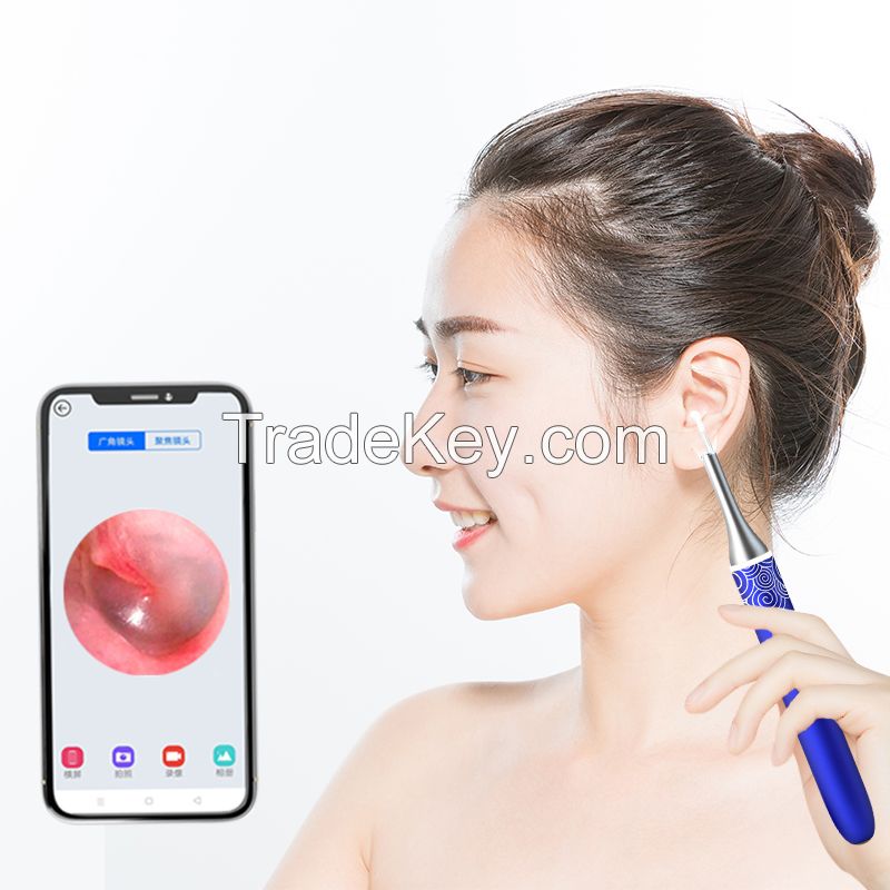 WIFI Mini Endoscope New Visual Ear-Picking Spoon With Camera Electric